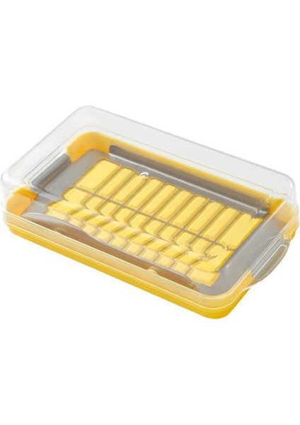 Tereyağı Kesme Saklama Kutusu Zaman Kazandıran Tereyağı Dilimleyici Paslanmaz Çelik Kesicili Soğutmalı Tereyağı Kabı Küçük (Yurt Dışından)