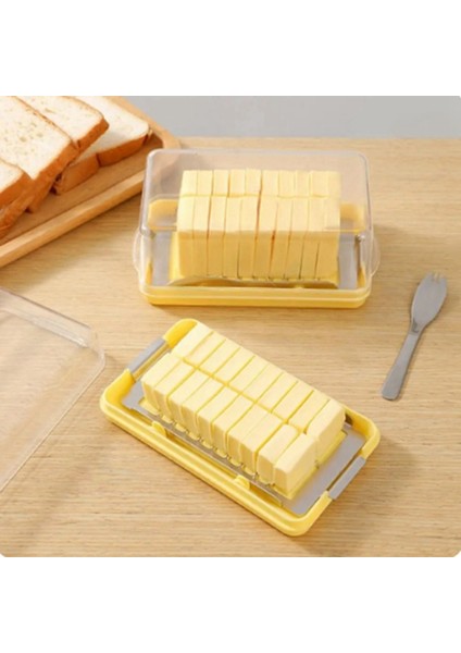 Tereyağı Kesme Saklama Kutusu Zaman Kazandıran Tereyağı Dilimleyici Paslanmaz Çelik Kesicili Soğutmalı Tereyağı Kabı Küçük (Yurt Dışından) fiyatları