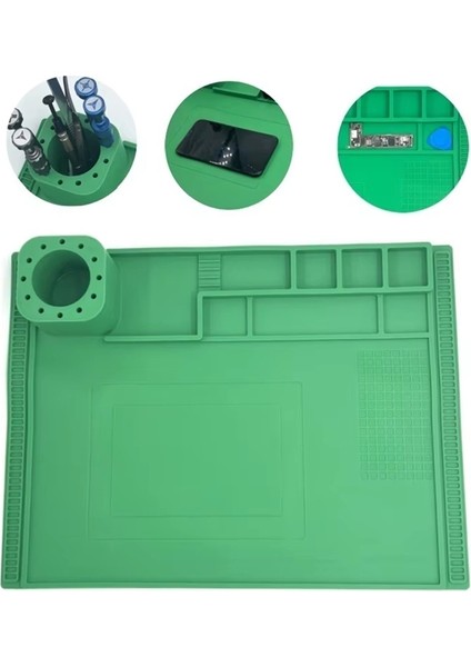 Adsorpsiyonlu Lehimleme Matı Platformu Isıtmalı - Bga Lehimleme Istasyonu Için Manyetik Silikon Tamir Pedi 400X300MM (Yurt Dışından) fırsatları