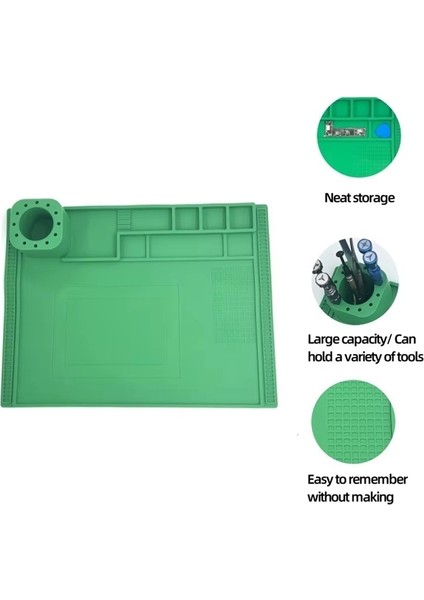 Adsorpsiyonlu Lehimleme Matı Platformu Isıtmalı - Bga Lehimleme Istasyonu Için Manyetik Silikon Tamir Pedi 400X300MM (Yurt Dışından) indirimleri