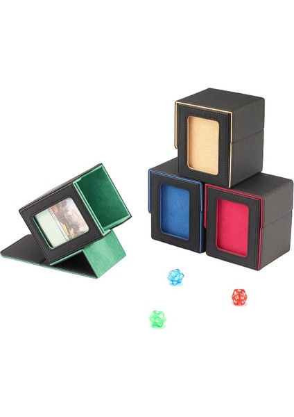 Ticaret Kartları Için Kart Saklama Kutusu, Ekran Pencereli Kart Deste Kutusu, Kart Deste Kutusu, Mavi Kart Deste Kutusu (Yurt Dışından) modelleri