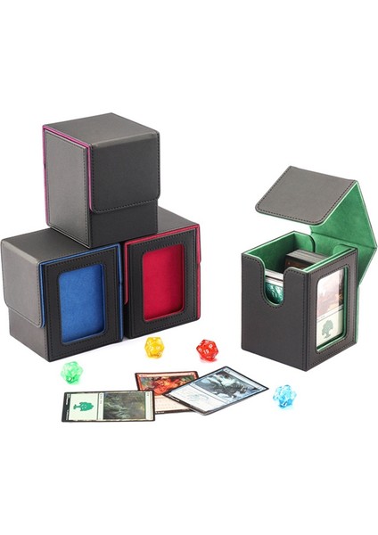 Ticaret Kartları Için Kart Saklama Kutusu, Ekran Pencereli Kart Deste Kutusu, Kart Deste Kutusu, Mavi Kart Deste Kutusu (Yurt Dışından) fırsatları