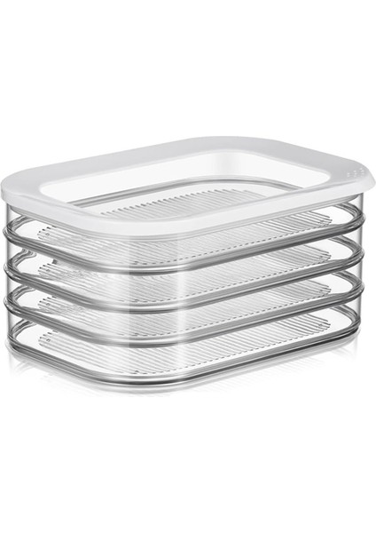 Buzdolabı Için Pastırma Saklama Kabı, Istiflenebilir Öğle Yemeği Eti Saklama Kabı, Buzdolabı Için Jambon ve Peynir Saklama Kabı - Soğuk Saklama (Yurt Dışından) fiyatları