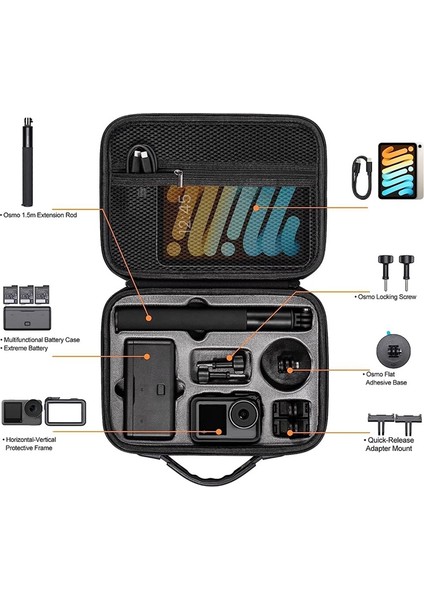 Action 3/4/5 Pro Için Taşınabilir Kamera Çantası - Koruyucu Dolgulu Seyahat Saklama Çantası, Kamera Aksesuarları (Yurt Dışından) indirimleri