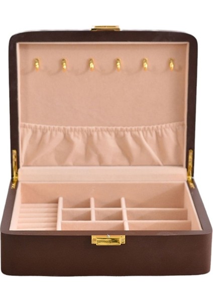 Tokalı Masif Ahşap Mücevher Saklama Kutusu, Kapaklı Çok Bölmeli Mücevher Kutusu, Mücevher Bölmeli Saklama Kutusu (Yurt Dışından) fiyatları