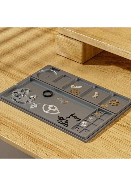 Saat Alet Düzenleyici Saat Tamir Tepsisi Saat Parçaları Saklama Kutusu Düzenleyici Saatçi Tamir Alet Saklama Tepsisi B (Yurt Dışından) modelleri