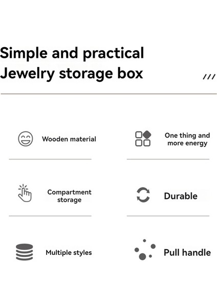 Ahşap Vintage Kilitlenebilir Mücevher Saklama Kutusu, Kapaklı Masif Ahşap Mücevher Kutusu, Büyük Kapasiteli, Bölmeli Saklama Kutusu (Yurt Dışından) fırsatları