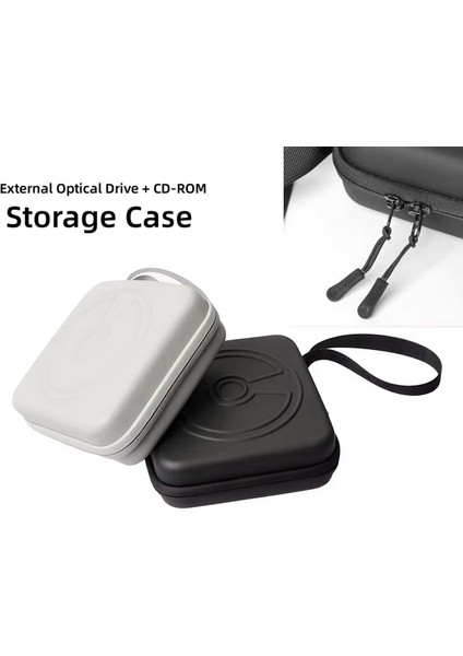 Harici Optik Sürücü + Cd-Rom Saklama Çantası Pu Çok Işlevli Saklama Kutusu Düzenleyici Çanta Siyah (Yurt Dışından) fiyatları
