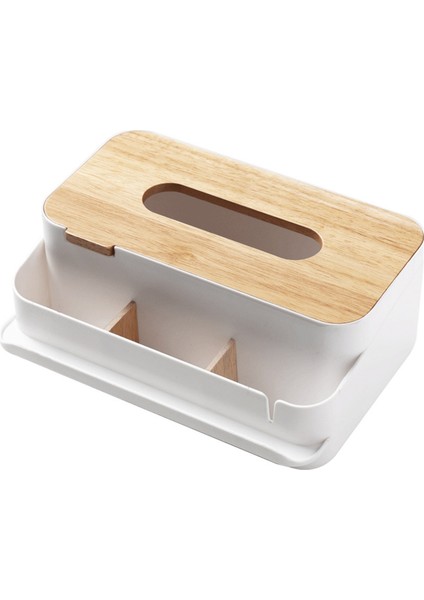 Çok Amaçlı Mendil Kutusu Mendil Braketi Dağıtıcısı Ahşap Düzenleyici Mutfak Yatak Odası Dekorasyonu (Yurt Dışından)