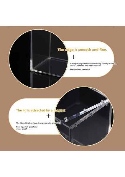 Akrilik Kılıf Koruyucu Şeffaf Akrilik Saklama Kapağı Manyetik Kapatma Üstten Yüklemeli Koleksiyonluk Eşyalar ve Figür Kartları Için (Yurt Dışından) modelleri