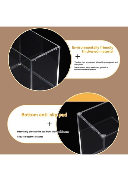 Akrilik Kılıf Koruyucu Şeffaf Akrilik Saklama Kapağı Manyetik Kapatma Üstten Yüklemeli Koleksiyonluk Eşyalar ve Figür Kartları Için (Yurt Dışından) fırsatları