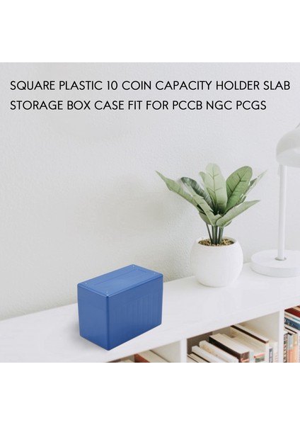 Pccb'ye Uygun Kare Plastik 10 Madeni Para Kapasiteli Tutucu Levha Saklama Kutusu Kılıfı (Yurt Dışından) indirimleri
