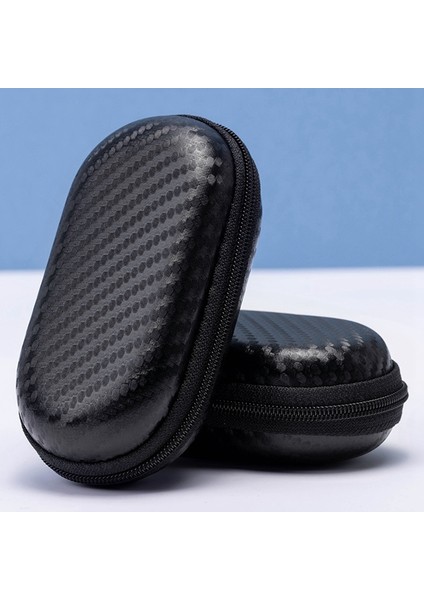 Kulaklık Çantası Oval Kulaklık Saklama Kutusu Veri Kablosu Paketleme Kutusu Bluetooth Kulaklık Saklama Çantası Düz (Yurt Dışından) fiyatları