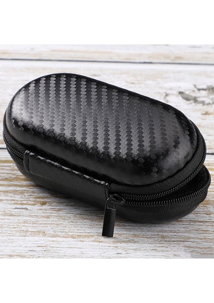 Kulaklık Çantası Oval Kulaklık Saklama Kutusu Veri Kablosu Paketleme Kutusu Bluetooth Kulaklık Saklama Çantası Düz (Yurt Dışından) indirimleri