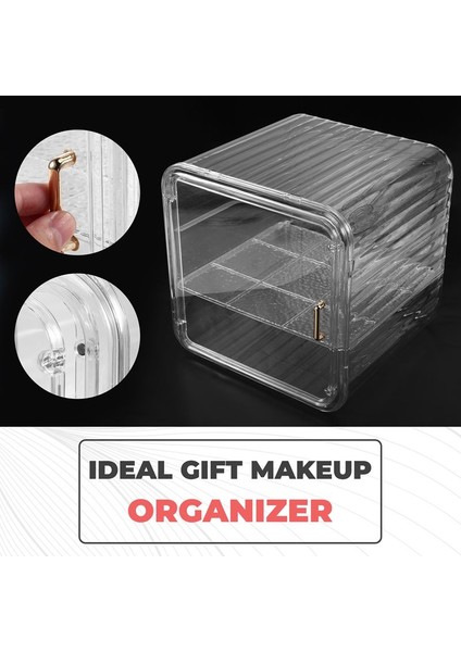 Makyaj Düzenleyici Su Geçirmez Saklama Kutusu Kozmetik Sergileme Kutusu Makyaj Çantası Yatak Odası Tuvalet Masası Için Uygun (Yurt Dışından) fiyatları