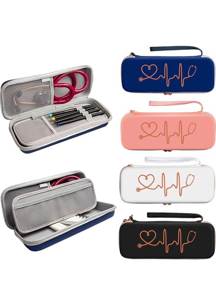 Stetoskop Saklama Kutusu Eva Taşınabilir Seyahat Taşıma Çantası, File Çanta, Sabit Disk, Kalem, Tıbbi Düzenleyici Siyah (Yurt Dışından) fiyatları
