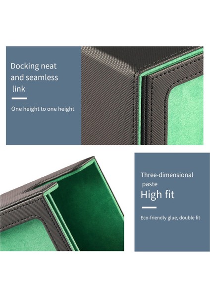 Ticaret Kartları Için Kart Saklama Kutusu, Ekran Pencereli Kart Deste Kutusu, Kart Deste Kutusu, Yeşil Kart Deste Kutusu (Yurt Dışından)