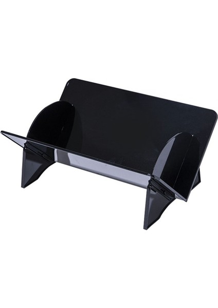 Eğimli Ağızlı Kitaplık Dosya Rafı Masaüstü Okuma Kitaplığı Standı Kitap Klasörü Masa Saklama Kutusu Raf A (Yurt Dışından)