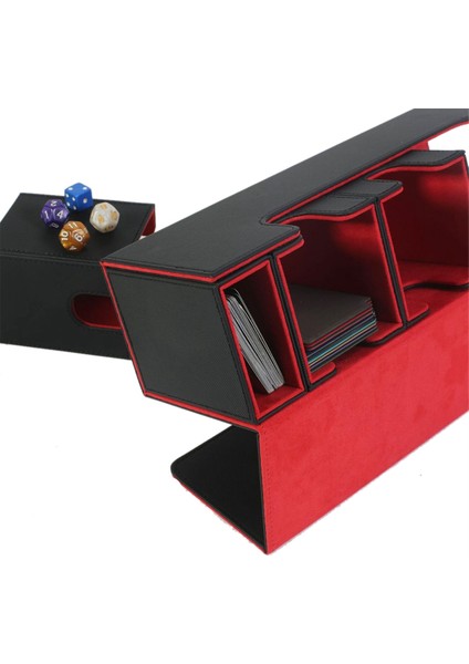 Zar Tepsili Kart Saklama Kutusu, 4'ü 1 Arada Kart Destesi Kutusu, 300'DEN Fazla Kart Tutar, Manyetik Kart Düzenleyici Siyah+Mavi (Yurt Dışından) fırsatları