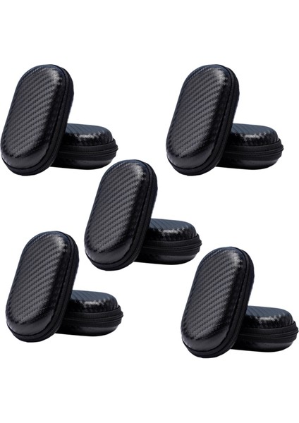 Kulaklık Çantası Oval Kulaklık Saklama Kutusu Veri Kablosu Paketleme Kutusu Bluetooth Kulaklık Saklama Çantası Hasır Mat Desenli (Yurt Dışından) fiyatları