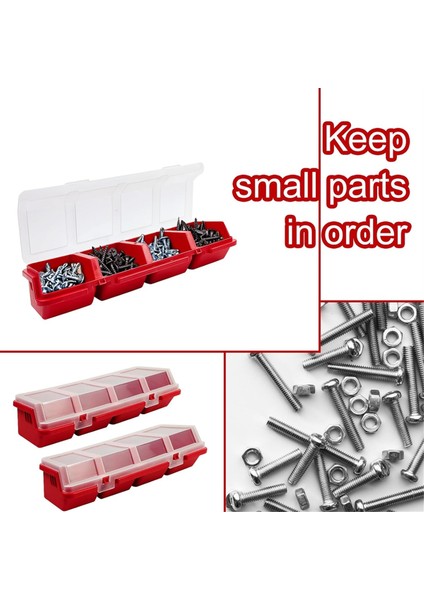 Mini Vida Parçaları Kutusu Saklama Kutusu Geri Dönüştürülmüş Malzeme 400.0G Kırmızı (Yurt Dışından) fiyatları