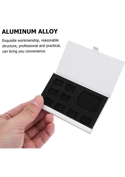 3 Adet 9 Yuvalı Hafıza Kartı Saklama Kutusu Mini Hafıza Kartı Tutucu Kılıfı Alüminyum Alaşımlı Kabuk 8 Tf Kart ve 1 Sd Kart Için (Yurt Dışından) fırsatları