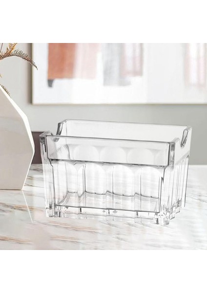 4 Adet Akrilik Şeker Paketi Tutucu Şeker Poşeti Saklama Kabı Tabak Sergileme Poşetleri Mendil Kasesi (Yurt Dışından) fırsatları