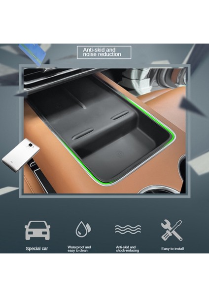 Lider Ideal Lixiang L7 L8 L9 2022 2023 Merkezi Kontrol Kablosuz Şarj Depolama Pedi (Yurt Dışından) fırsatları
