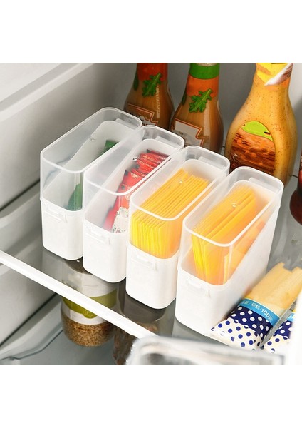 Buzdolabı Için Dilimlenmiş Peynir Kabı, 4 Parçalı Kapaklı Peynir Saklama Kutusu, Peynir Saklama Kabı (Yurt Dışından) fiyatları