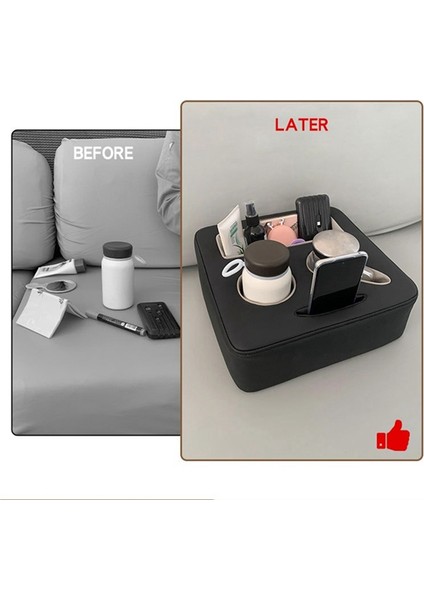 Araba Arkası Bardaklık, Kanepe Yatak Için Pu Bardaklık, Arka Koltuk Tepsi Düzenleyici Için Araba Bardaklık (Yurt Dışından) indirimleri