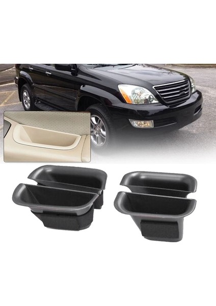 Prado GX470 2004-2009 Için 1 Takım Araba Iç Kapı Tutucu Kol Dayanağı Saklama Kutusu Eldiven Düzenleyici Konteyner Tepsi A (Yurt Dışından) fırsatları