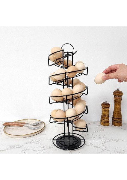 Yumurtalık - Mutfak Için Bağımsız Yumurta Saklama, Döndürülebilir. Kaymaz Tabanlı Yumurta A (Yurt Dışından) indirimleri