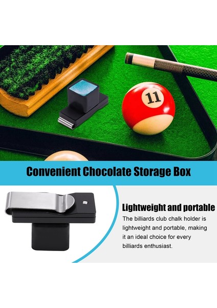 Bilardo Istaka Tebeşir Tutucu, Manyetik Kemer Klipsli Bilardo Istaka Tebeşir Tutucu, Bilardo Bilardo Aksesuarları (Yurt Dışından) indirimleri