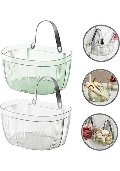 2 Adet Ev Duvar Askılı Sepet Bitki Askısı Asılı Dağınıklık Sepetleri Asılı Depolama Düzenleyici Bitkiler Için Saksılar Banyo (Yurt Dışından) modelleri