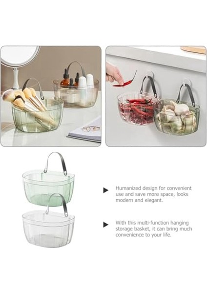 2 Adet Ev Duvar Askılı Sepet Bitki Askısı Asılı Dağınıklık Sepetleri Asılı Depolama Düzenleyici Bitkiler Için Saksılar Banyo (Yurt Dışından) fırsatları