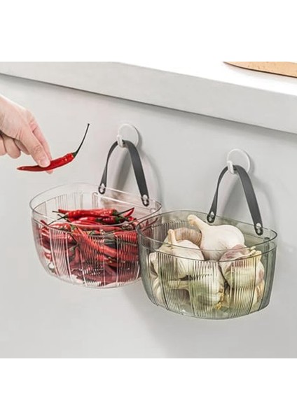 2 Adet Ev Duvar Askılı Sepet Bitki Askısı Asılı Dağınıklık Sepetleri Asılı Depolama Düzenleyici Bitkiler Için Saksılar Banyo (Yurt Dışından) indirimleri