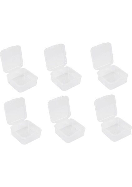 Küçük Eşyalar, Boncuklar, Mücevherler ve Kartvizitler Için 6 Parçalı Mini Plastik Şeffaf Saklama Kutusu (Yurt Dışından) fiyatları