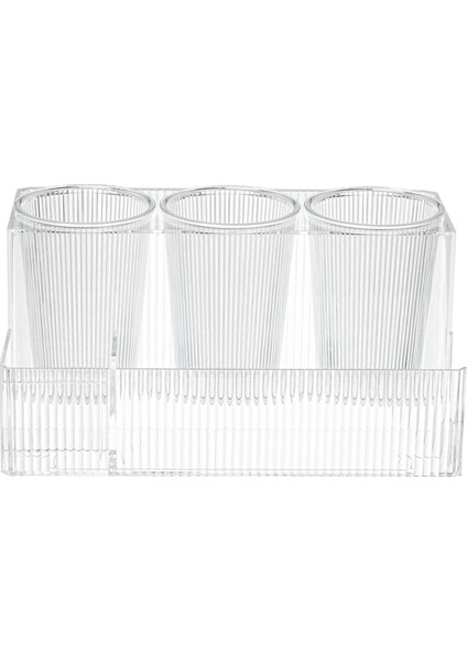 Şeffaf Saç Kurutma Makinesi Tutucu Düzenleyici Saç Kurutma Makinesi Standı Depolama Düzleştirici Şekillendirme Aletleri Depolama Vanity Depolama Standı (Yurt Dışından)