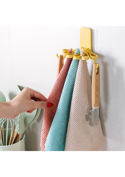 Mutfak Çiçek Şeklinde Bez Askısı, Kancalı Depolama Düzenleyici, Duvara Monte, Delme Gerektirmeyen Spatula, Kaşık Askısı, Havlu Rafı A (Yurt Dışından) fiyatları