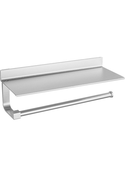 Banyo Kağıt Havlu Tutucu Duvar Montajlı El Havlusu Tutucu Banyo Kağıt Havlu Tutucu Gümüş (Yurt Dışından)