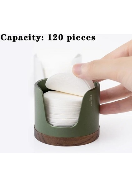 51/54/58MM Evrensel Kahve Filtre Kağıdı Saklama Kutusu Sapı Yuvarlak Filtre Kağıdı Tutucu Moka Pot Filtre Kağıdı Toz Kutusu A (Yurt Dışından) modelleri