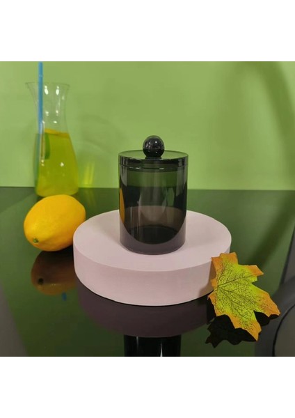 4'lü Paket Pamuk Topu Tutucu Dağıtıcı Kavanozlar Kapaklı Banyo Kavanozları Pamuklu Çubuk Seti Tuvalet Tuvalet Düzenleyici A (Yurt Dışından) indirimleri