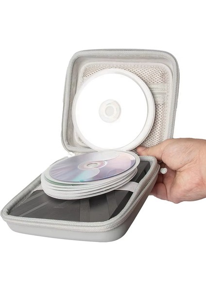 Harici Optik Sürücü + Cd-Rom Saklama Çantası Pu Çok Işlevli Saklama Kutusu Düzenleyici Çanta Gri (Yurt Dışından) indirimleri