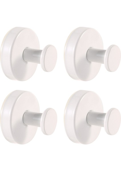 Paslanmaz Çelik Vantuzlu Giysi Askısı Mutfak Banyo Havlu Askısı Delinmeyen Banyo Dikişsiz Vantuz Beyaz (Yurt Dışından)