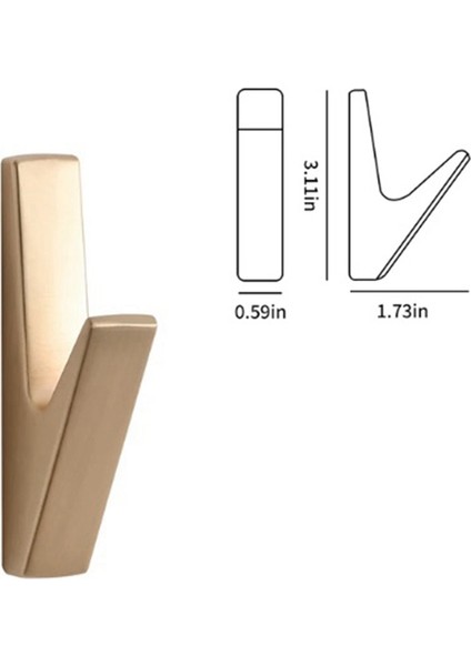 Mat Duvar Askıları Banyo Aksesuarları Palto Askıları Havlu Askısı Anahtar Şapka Çanta Ev Dekoratif Askısı Altın (Yurt Dışından) indirimleri