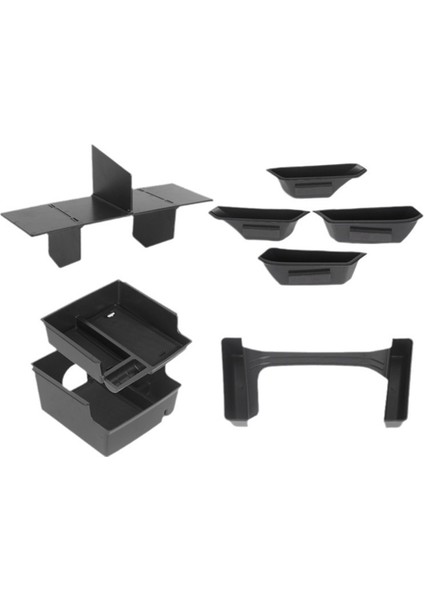 2/4 Kapılı 2021-2022 Için 1 Takım Kol Dayama Kutusu Vites Değiştirme Düzenleyici Tepsi Ön Arka Kapı Kolu Saklama Kutusu (Yurt Dışından)