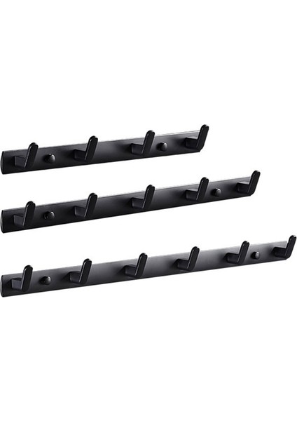 Duvara Monte Anahtarlık, Duvar Dekorasyonu Için Siyah Duvar Askıları, Ofis, Koridor, Antre, Mutfak, Banyo-A Için Uygun (Yurt Dışından)