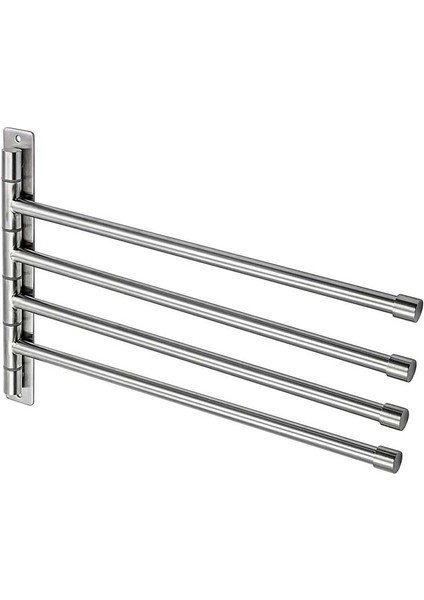 Duvara Monte Salıncaklı Havlu Askısı - Paslanmaz Çelik Banyo Havlusu Çubuğu 4 Kollu, Banyo/mutfak Döner Havlu Askısı Askısı (Yurt Dışından)