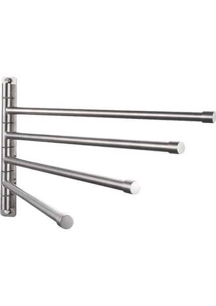 Duvara Monte Salıncaklı Havlu Askısı - Paslanmaz Çelik Banyo Havlusu Çubuğu 4 Kollu, Banyo/mutfak Döner Havlu Askısı Askısı (Yurt Dışından) modelleri