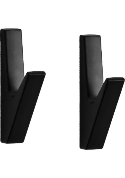 Mat Duvar Askıları Banyo Aksesuarları Palto Askıları Havlu Askısı Anahtar Şapka Çanta Ev Dekoratif Askısı Siyah (Yurt Dışından) fırsatları